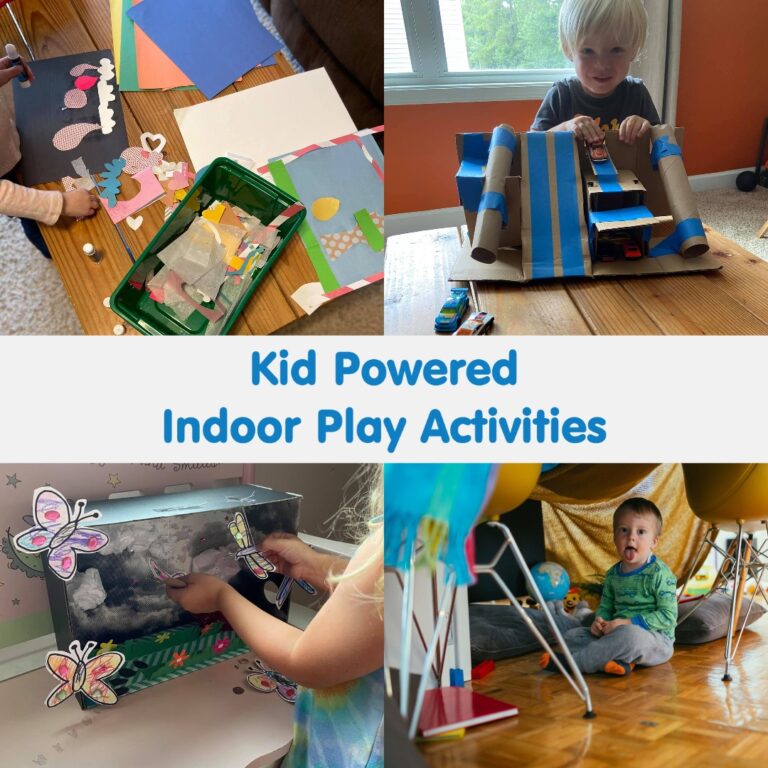 Kid Powered Indoor Play Activities